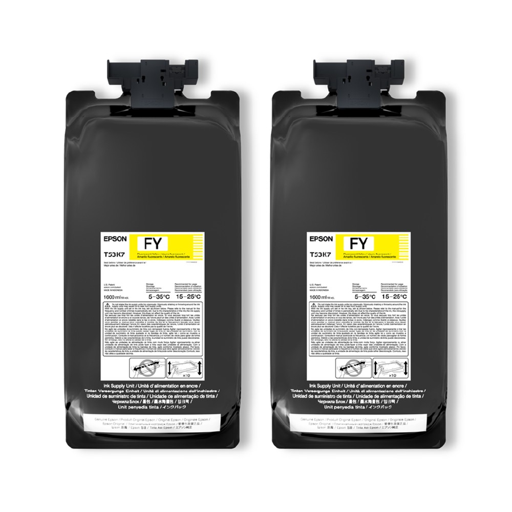 EPSON BOLSA DE TINTA AMARILLO FLUO 1600 ML X2 UNID