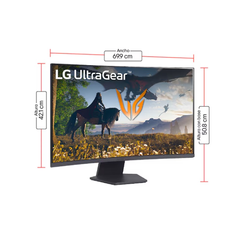 LG MONITOR 32" 32GS60QC ULTRAGEAR 180HZ QHD 1MS