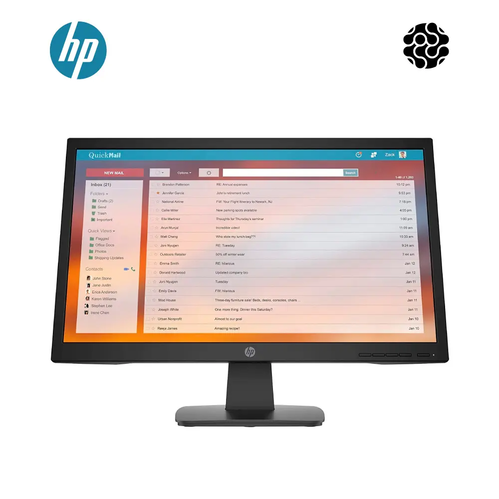 HP MONITOR 21,5" FULL HD P22V VGA, HDMI