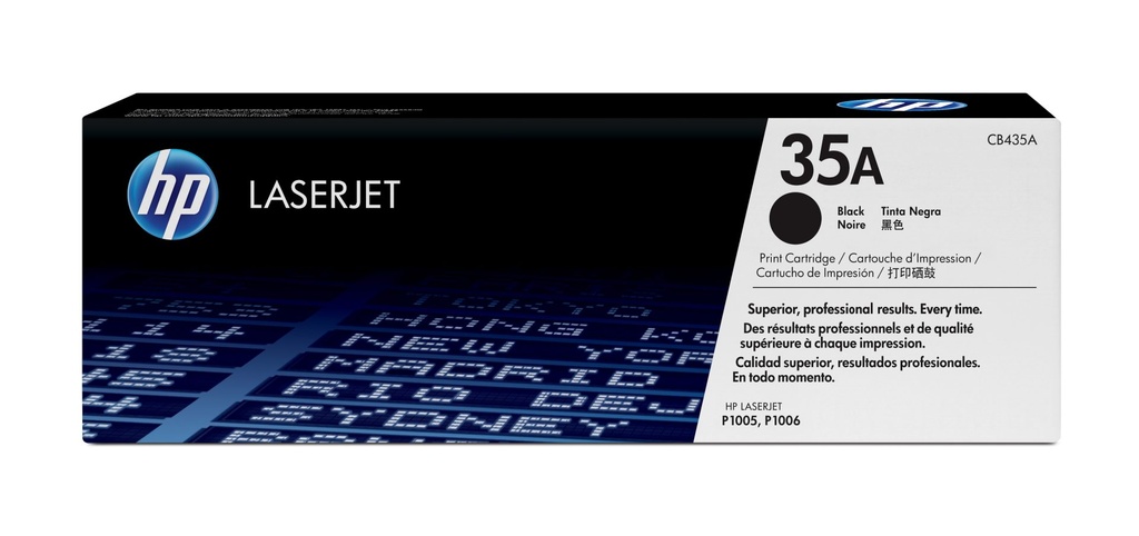 HP CARTUCHO ORIGINAL DE TÓNER NEGRO 35A LASERJET