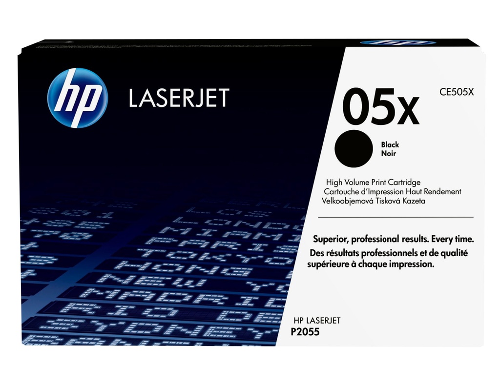 HP CARTUCHO ORIGINAL DE TÓNER NEGRO DE ALTO RENDIMIENTO 05X LASERJET