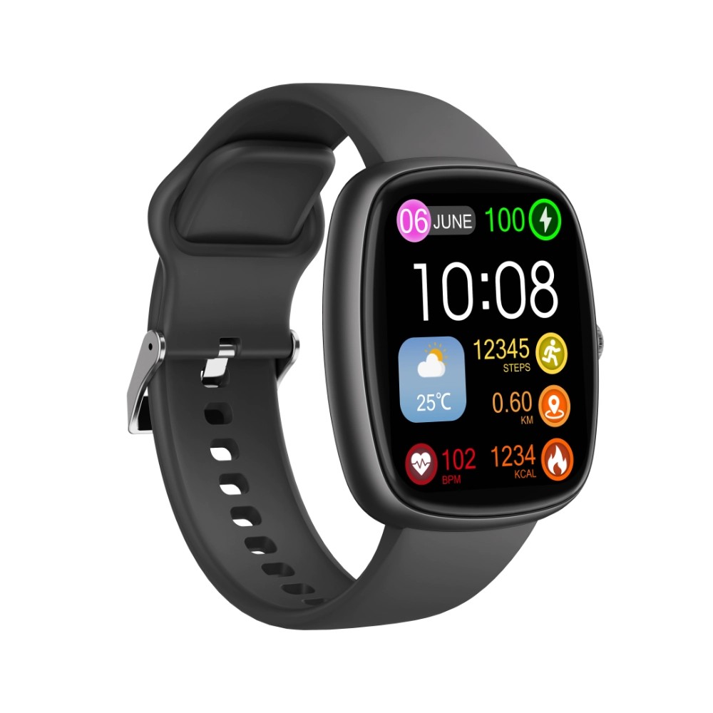 [SW-ALUMINUM-NEGRO] ESENSES RELOJ INTELIGENTE NEGRO ALUMINIO IPS 1.83”
