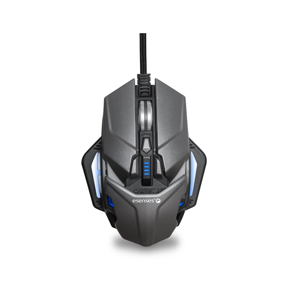 [WGM-10-GRIS] ESENSES MOUSE GAMING ÓPTICO USB