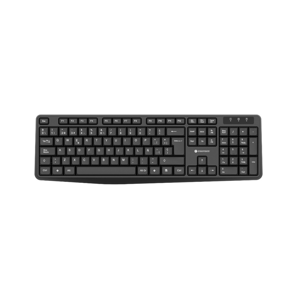 ESENSES TECLADO INALÁMBRICO WKB-208 NEGRO