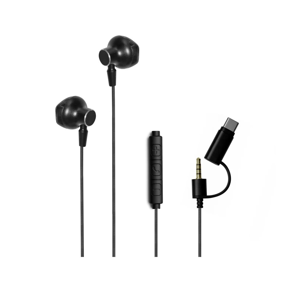 [EB-100-C+3.5-NEGRO] ESENSES AUDÍFONOS EB-100-C+3.5-NEGRO IN EAR US+3.5