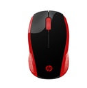 HP MOUSE INALÁMBRICO 200 ROJO