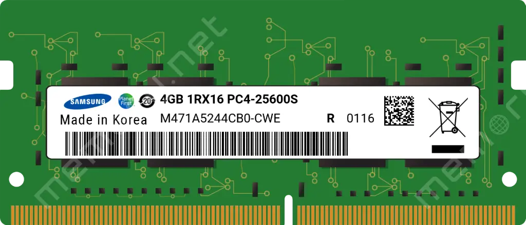 SAMSUNG MEMORIA RAM 4GB - 3200 PORTATIL OPEN BOX