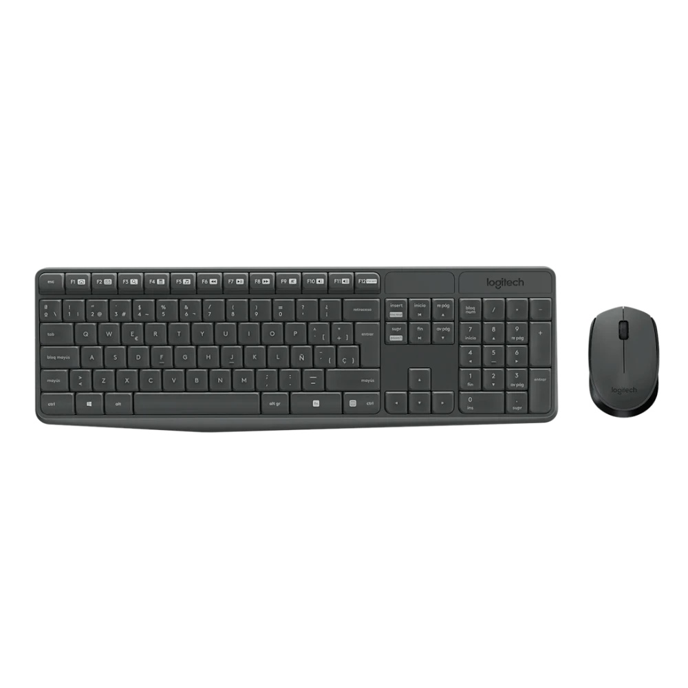 LOGITECH COMBO TECLADO Y MOUSE WIRELESS MK235