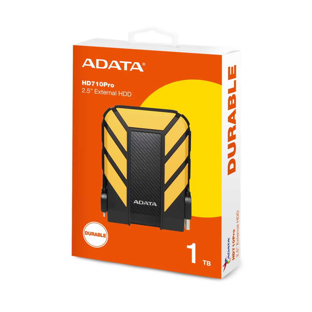 ADATA DISCO DURO EXTERNO HD710 PRO 1TB ANTIGOLPES EXTERNO AMARILLO