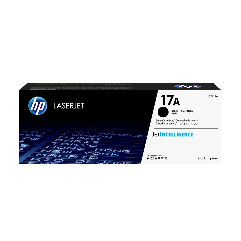 HP TÓNER 17A NEGRO LASERJET ORIGINAL PG 1600