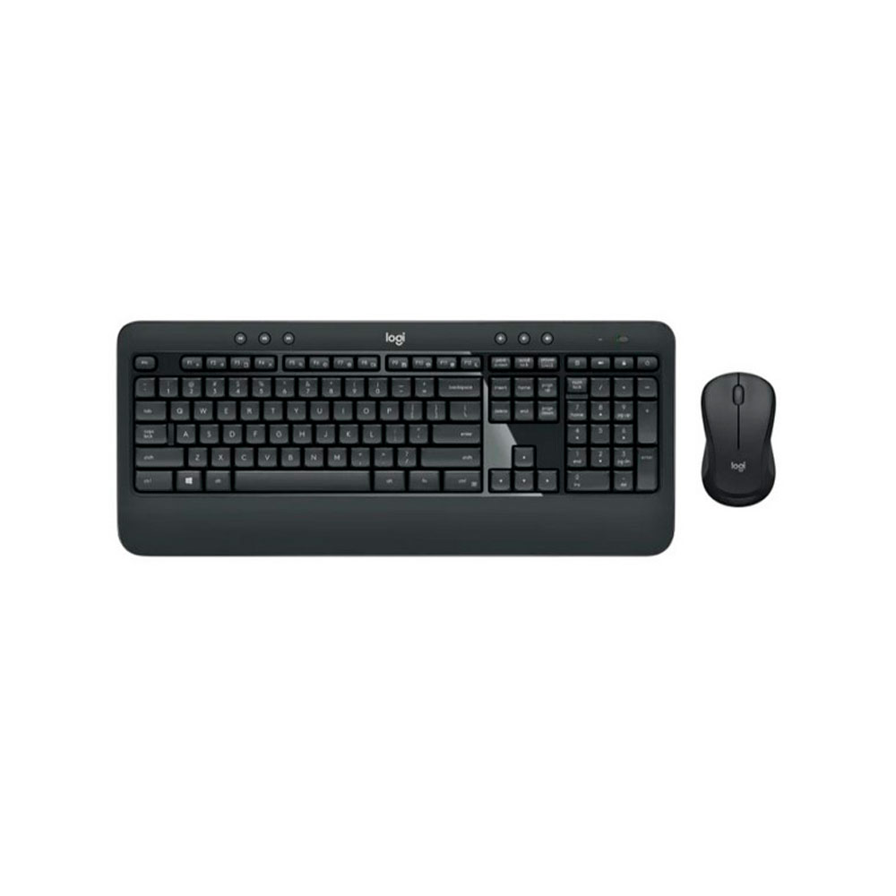 LOGITECH COMBO TECLADO/MOUSE MK540 ESPAÑOL INALÁMBRICO RECEPTOR USB COMPATIBLE WIN-UNIFYING ANTIDERRAMESGARANTÍA 1 AÑO - NEGRO
