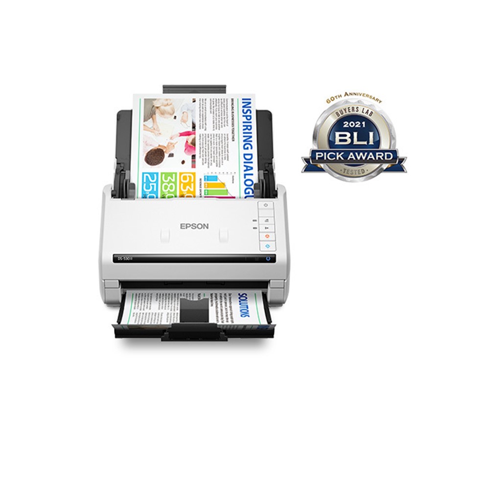 EPSON ESCÁNER DS-530 II - 35PPM - USB 3.0 - DÚPLEX - BLANCO