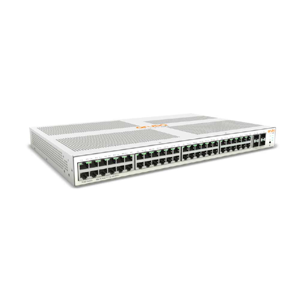 ARUBA SWITCH ION 1930 48G 4SFP+ SWITCH, 48 RJ-45 AUTOSENSING 10/100/1000 (IEEE 802,3U, AB); 4SFP+ (10GB) PORTS LATENCY