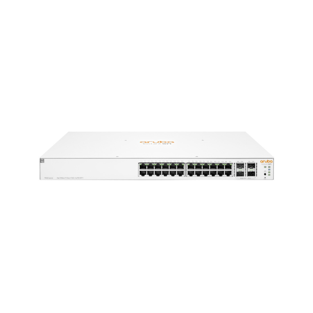 ARUBA SWITCH ION 1930 24G 4SFP+ 195W S/W SWITCH ADMINISTRABLE VIA WEB, CAPA 3 LITE