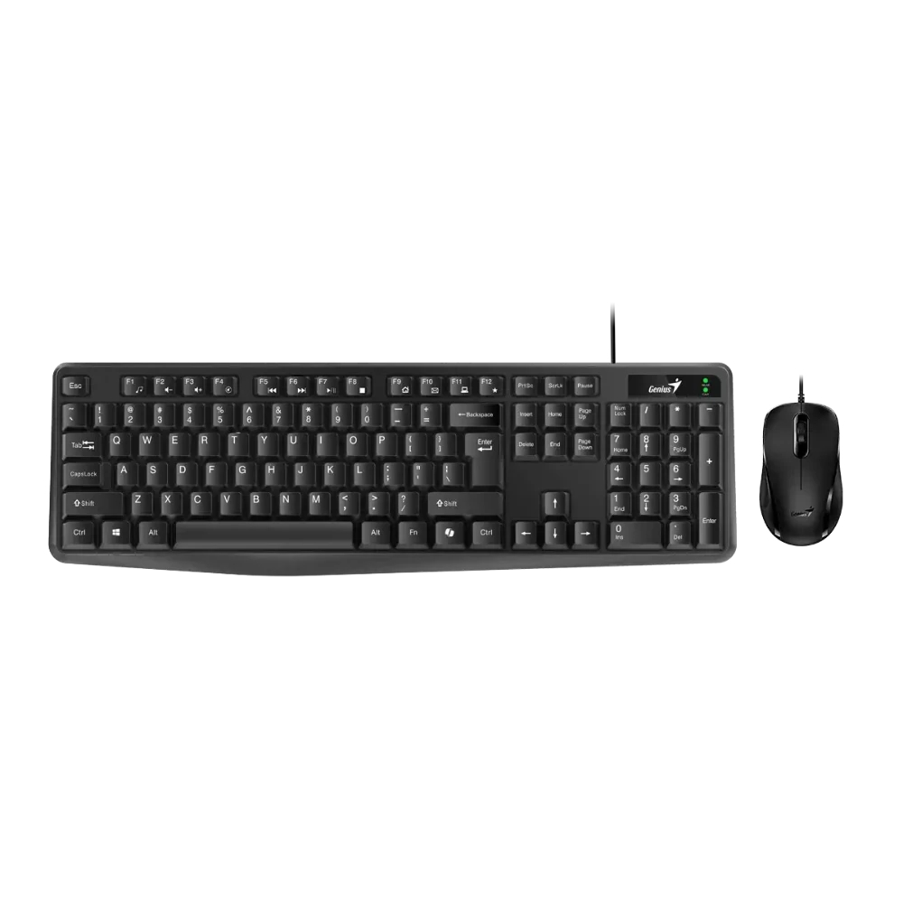 GENIUS COMBO TECLADO Y MOUSE ERGONÓMICO KM-170 CONEXIÓN USB