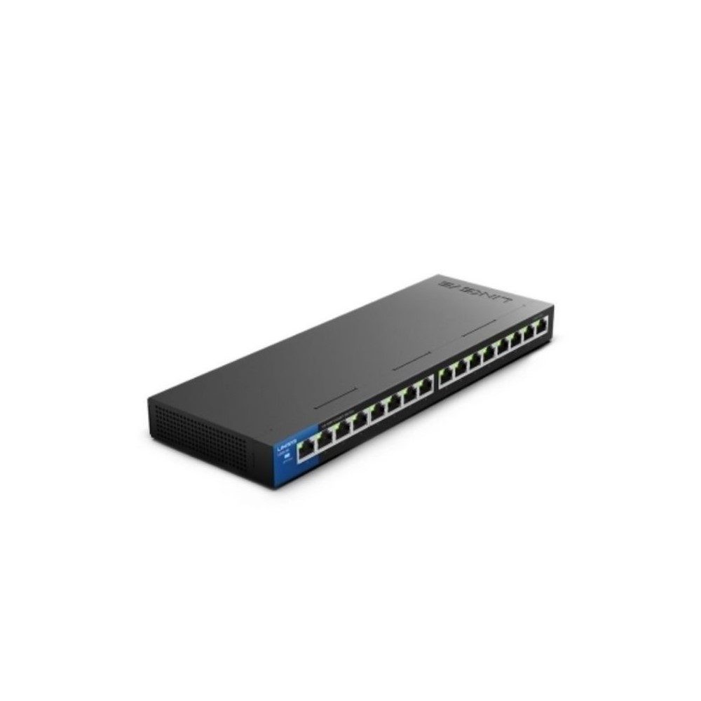 LINKSYS SWITCH 16 PUERTOS GIGABIT ETHERNET (10/100,1000) DE ESCRITORIO PARA EMPRESAS - NO ADMINISTRABLE
