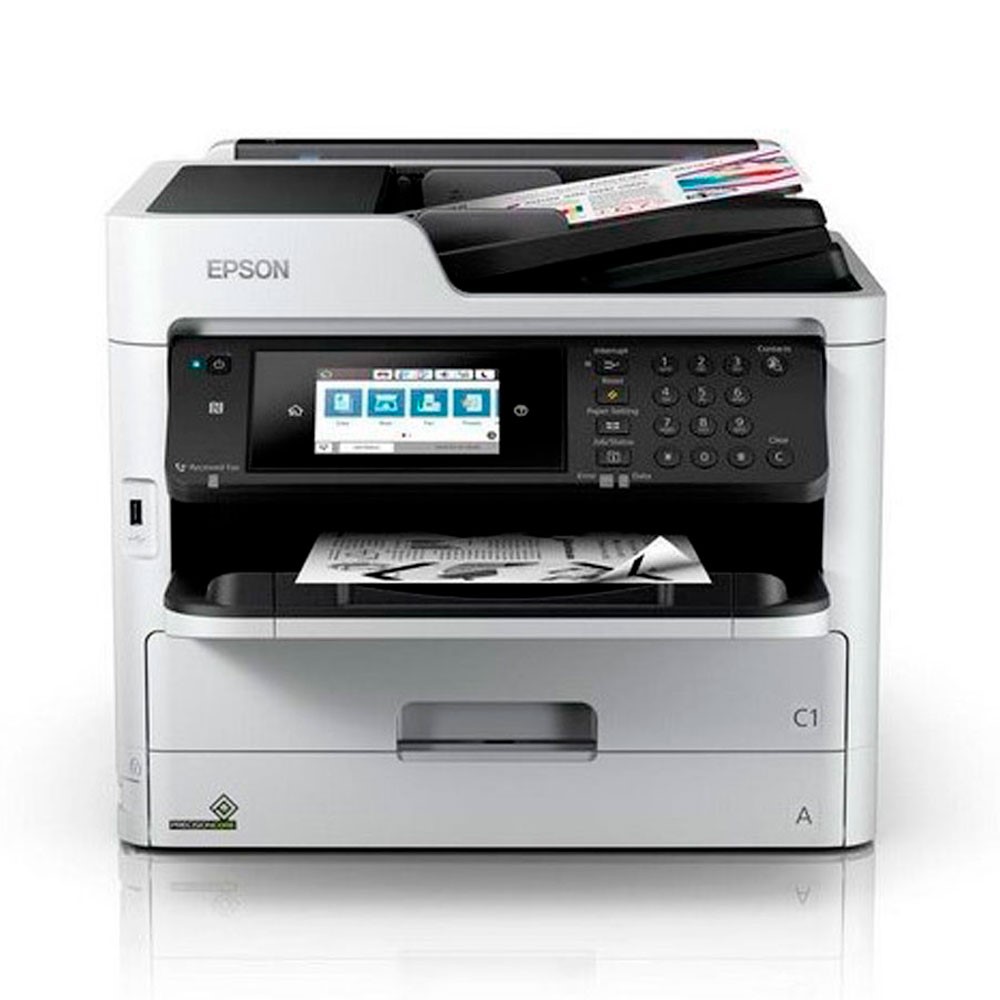 EPSON IMPRESORA MULTIFUNCIONAL WORKFORCE PRO WF-M5799 MONOCROMÁTICA DE SISTEMA DE BOLSAS DE TINTA/ VELOCIDAD: 24PPM/ CICLO DE TRABAJO MENSUAL RECOMENDADO: HASTA 4.100 PÁGINAS