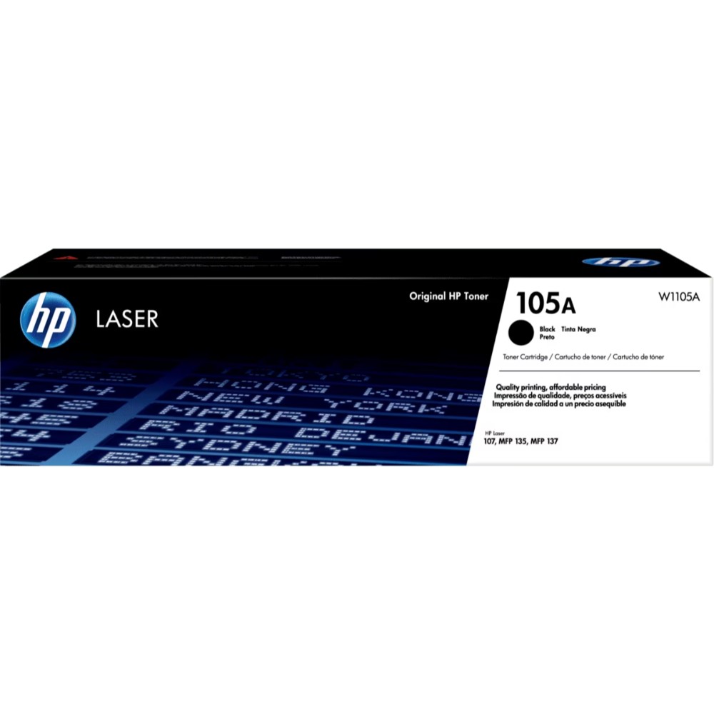 HP CARTUCHO DE TÓNER HP 105A NEGRO LASERJET ORIGINAL NEGRO  W1105A