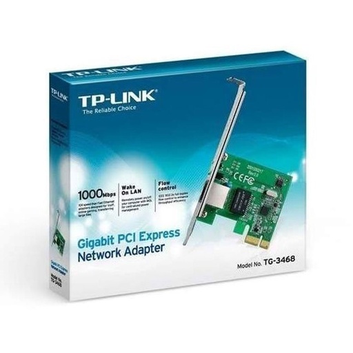 [TG-3468] TP LINK CONECTIVIDAD ADAPTADOR DE RED PCI EXPRESS GIGABIT