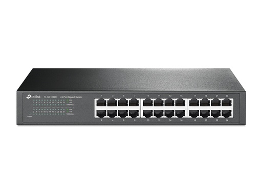 [TL-SG1024D] TP LINK SWITCH NO ADMINISTRABLE GIGABIT 24 PUERTOS MONTAJE E