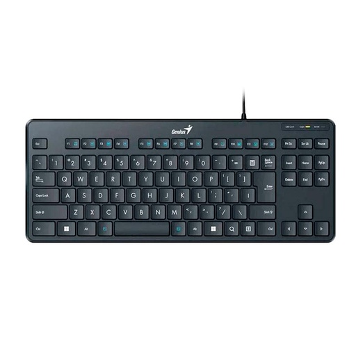 [31300012401] GENIUS TECLADO  USB LUXEMATE 110 NEGRO, ALÁMBRICO