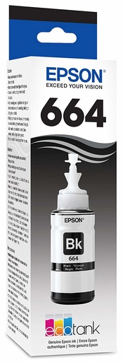 [C13T664120-AL] C13T664120-AL EPSON T664120-AL, ORIGINAL, NEGRO, EPSON, EXPRESSION ET-2500 EXPRESSION ET-2550 WORKFORCE ET-4500 ECOTANK L396, IMPRESIÓN POR INYECCIÓN DE TINTA, 1 PIEZA(S) EPSON T664120-AL. TIPO: ORIGINAL, COLORES DE IMPRESIÓN: NEGRO, MARCA COMPATIBLE: EPSON. CANTIDAD POR PAQUETE: 1 PIEZA(S), TIPO DE EMBALAJE: CAJA