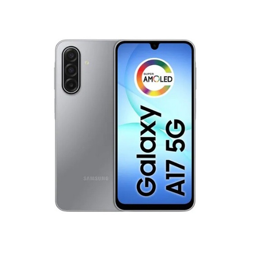 [SM-A176BZAQLTC] CELULAR SAMSUNG GALAXY A17 8GB RAM ALMACENAMEINTO 256GB EXYNOS 1330 (5 NM), OCTA-CORE (2X2.2 GHZ CORTEX-A76 & 6X2.0 GHZ CORTEX-A55)GPU: MALI-G57 MC2RAM CÁMARASTRASERA TRIPLE: PRINCIPAL: 50 MP (F/1.8, OIS)ULTRA GRAN ANGULAR: 5 MP (F/2.2) MACRO: 2 MP (F/2.4) FRONTAL: 13 MP (F/2.0) VIDEO: 1080P @ 30 FPS (FRONTAL Y TRASERA) BATERÍA CAPACIDAD: 5000 MAH CARGA RÁPIDA: 25W (POR CABLE) PANTALLATAMAÑO: 6.7 PULGADAS TIPO: SUPER AMOLED RESOLUCIÓN: 1080 X 2340 PÍXELES (~385 PPI) FRECUENCIA DE ACTUALIZACIÓN: 90 HZ PROTECCIÓN: GORILLA GLASS VICTUS+ SISTEMA OPERATIVO: ANDROID 15 CON ONE UI 7 CERTIFICACIÓN: IP54 (RESISTENCIA A SALPICADURAS) SENSOR DE HUELLAS: LATERAL DIMENSIONES: 164.4 X 77.9 X 7.5 MM PESO: 190 G