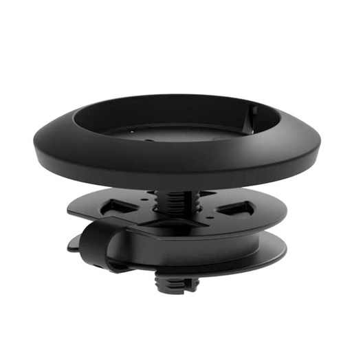 [952-000002] RALLY MIC POD MOUNT, GRAPHITE, TO FIX THE MIC POD POSTION ON THE TABLE OR CEILING, FOR USE WITH RALLY MIC PODS 989-000430 AND 952-000038, 2-YR LIMITED WARRANTY