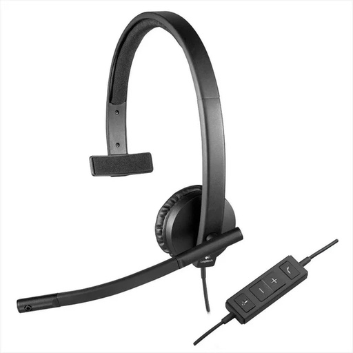 [981-000570] LOGITECH AUDIFINO H570E MONOAURAL DIADEMA CON MICR