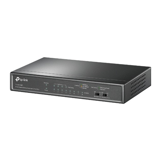 [TL-SG1008P] TP-LINK SWITCH POE 8 PUERTOS GIGABIT DESKTOP  RJ 45 10/100/1000