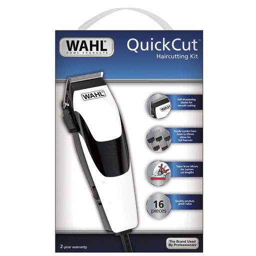 [09314-2408] WAHL CORTAPELO 16 PIEZAS QUICKCUT BLANCA 093142408