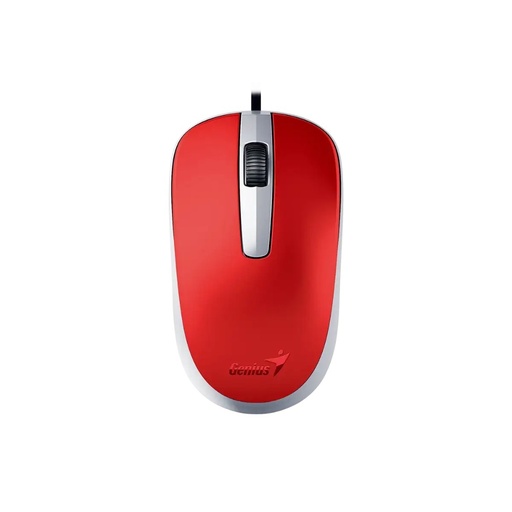 [31010105104] GENIUS MOUSE ALÁMBRICO USB DX-120 ROJO