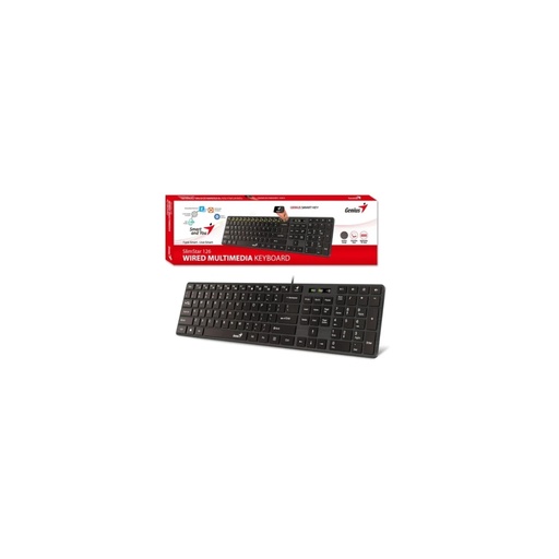 [31310017401] GENIUS TECLADO SLIMSTAR 126