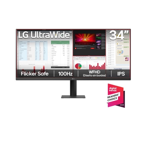 [34U511A-B.AWP] LG MONITOR PANTALLA 34 IN PANEL IPS RELA