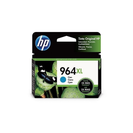[3JA54AL] HP CARTUCHO CYAN 964XL OFFICEJET PRO 9010 9020 1.600 PAG.