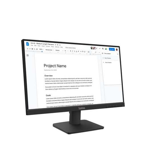 [64CBKAR6LA] DESCONOCIDO MARCA 64CBKAR6LA MONITOR LENOVO THINKVISION S22-4E 21.5" FHD FIJO