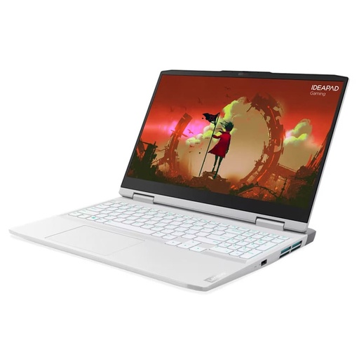 [82SB00YYLM] LENOVO PORTÁTIL IP GAMING 3 15ARH7 AMD RYZEN 5 6600H 15,6" PULGADAS FHD MEMORIA 8GB ESTADO SOLIDO 512GB TARJETA DE VIDEO NVIDIA RTX 3050 4GB WINDOWS 11 HOME COLOR BLANCO BUNDLE MOUSE