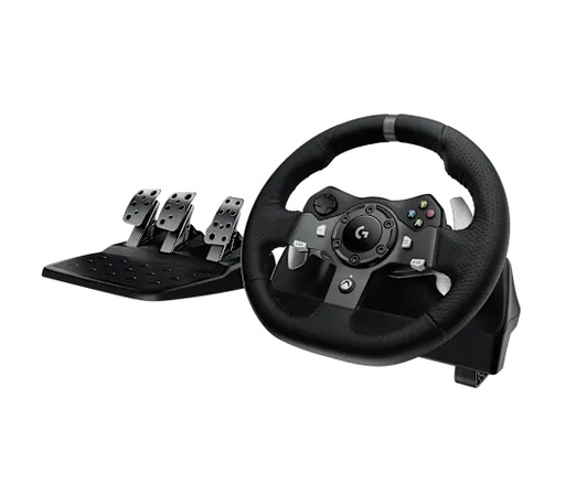[941-000122] LOGITECH TIMON G920 GAMING TIMÓN DE CARRERAS CON PEDALES USB COMPATIBLE XBOX ONE/PC GARANTÍA 2AÑOS-NEGRO
