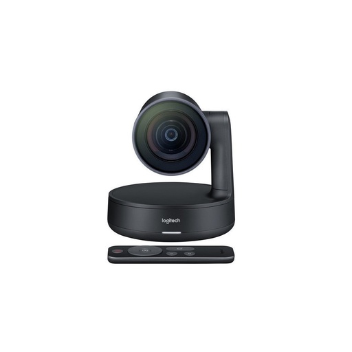 [960-001226] LOGITECH CAMARA PTZ RALLY CORPORATIVO ULTRA-HD HASTA 4K ZOOM 15X HD USB 3.0 COMPATIBLE WIN-MAC TECNOLOGÍA RIGHTSENSE ENFOQUE AUTOMÁTICO GARANTÍA 2AÑOS-NEGRO