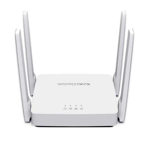 [AC10] TPLINK ROUTER MERCUSYS INALÁMBRICO DE BANDA DUAL AC1200, 867MBPS A 5GHZ + 300MBPS A 2.4GHZ, 1 10 / 100M WAN + 2 10 / 100M LAN, 4 ANTENAS FIJAS