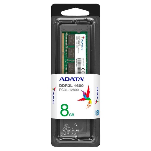 [ADDS1600W8G11-S] ADATA MEMORIA RAM PORTÁTIL DDR3 8GB BUS 1600 LOW VOLTAGE