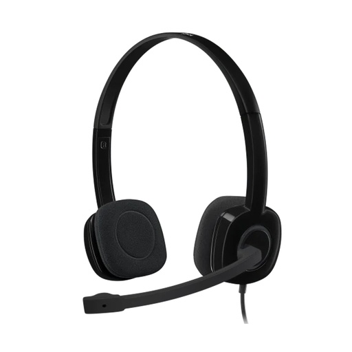 [981-000587] LOGITECH DIADEMA  BIAURAL  H151 STEREO 3,5 MM HEADSET  NEGRO