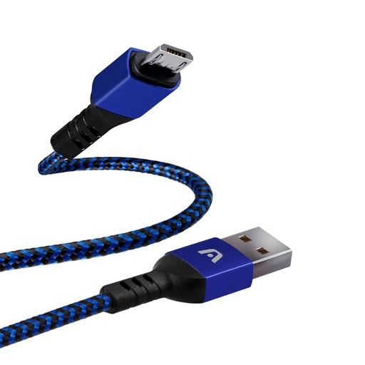[ARG-CB-0021BL] ARGOMTECH CABLE ADAPTADOR ARGOM MICRO USB A USB 2.0 -AZUL
