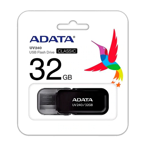 [AUV240-32G-RBK] ADATA MEMORIA USB 32GB - USB 2.0 - NEGRO