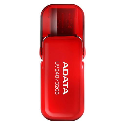 [AUV240-32G-RRD] ADATA MEMORIA USB 2.0 UV240 ESCUALIZABLE 32GB, ROJA