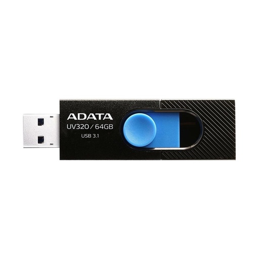 [AUV320-64G-RBKBL] ADATA MEMORIA USB UV320 3.2 64GB NEGRO CON AZUL
