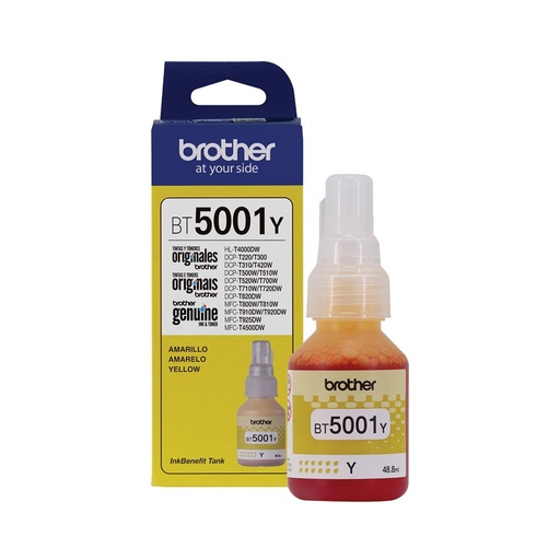 [BT5001Y] BROTHER BOTELLA DE TINTA YELLOW 5.000 PÁG
