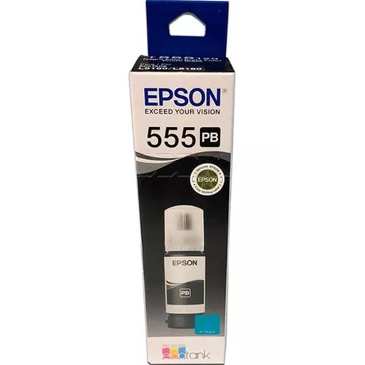 [C13T06Y12A] EPSON BOTELLA T555120-AL NEGRO FOTOGRAFICA, 70 ML L8180 (7.300 PAGINAS)