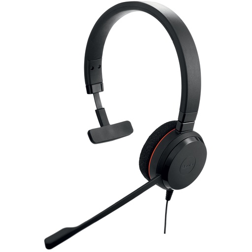 [4993-823-109] JABRA DIADEMA MONOAURAL EVOLVE20 MS MICROFONO  NEGRO
