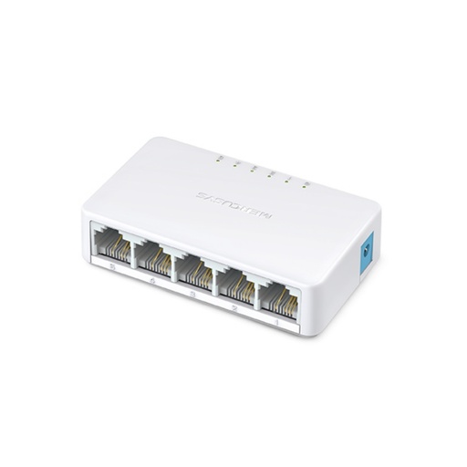 [MS105] TPLINK SWITCH MERCUSYS DE ESCRITORIO NO ADMINSTRABLE DE 5 PUERTOS 10 / 100MBPS